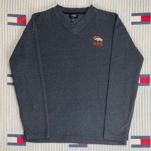 Vintage Denver Broncos NFL Football V-neck pullover